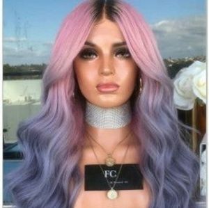 SOLD Purple/ Red High Temperature Wire Wig